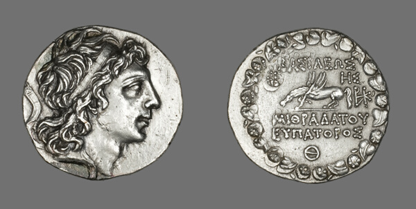 Tetradrachm (Coin) Portraying King Mithridates VI
