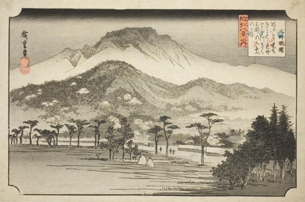 The Evening Bell at Miidera (Mii no banshō), from the series 
