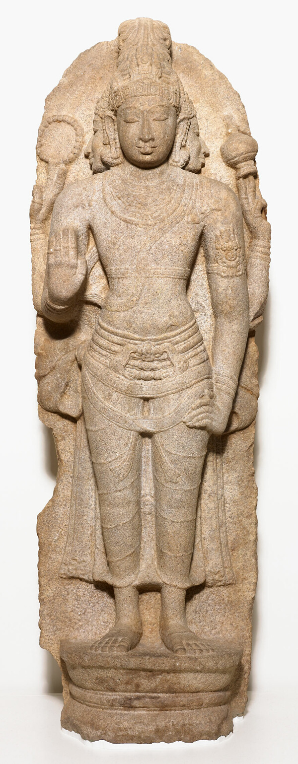 Four-Armed God Brahma Standing in Frontal Posture (Samabhanga)