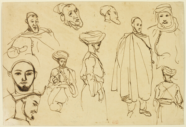 Sketches of Algerian Men