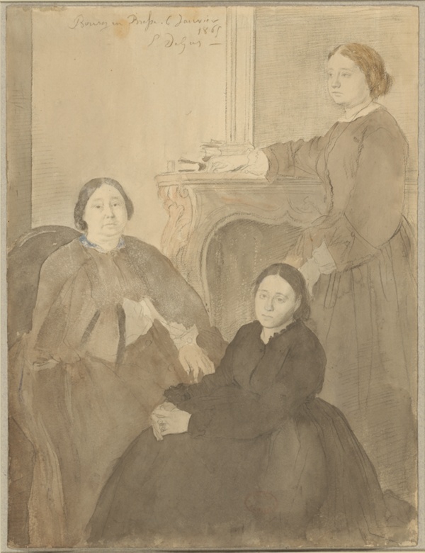 Mme. Michel Musson and Her Daughters, Estelle and Désirée