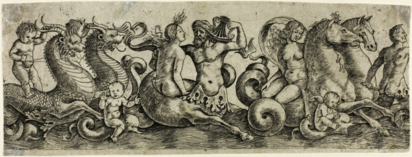 Frieze with Tritons and Nymphs