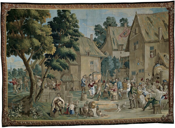 Village Fete (Saint George's Fair), from a Teniers series