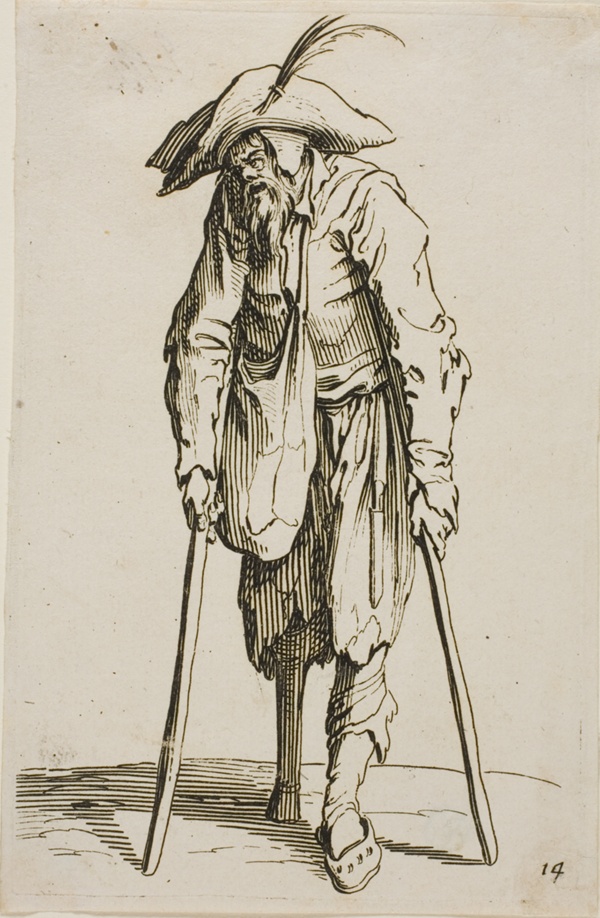 The Beggar with the Wooden Leg, plate fourteen from The Beggars