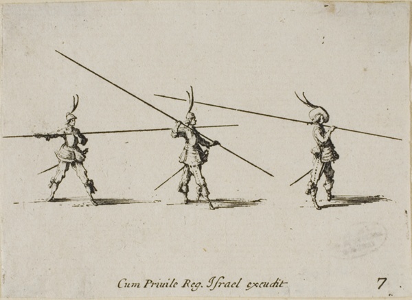 Drill with the Musket, plate seven from The Military Exercises