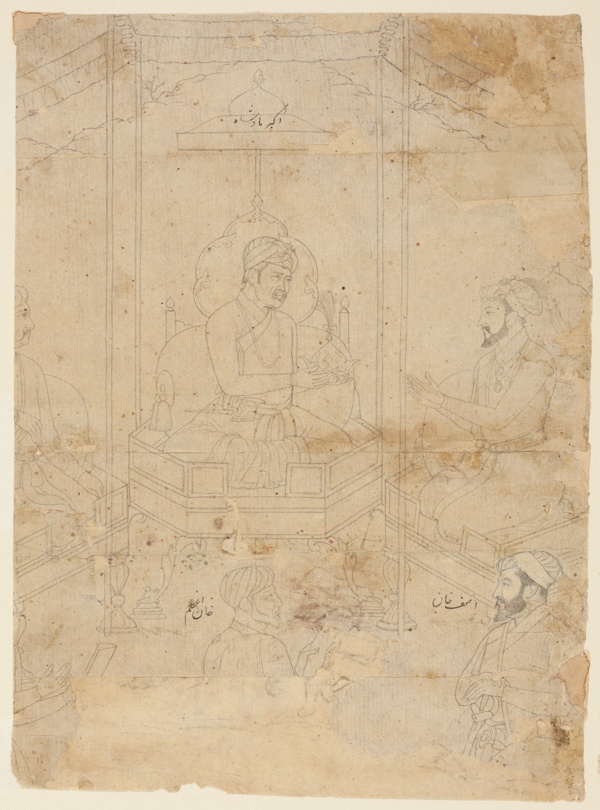Akbar Offering Timur's Crown to Shah Jahan
