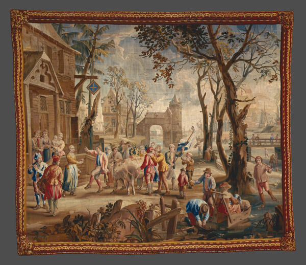 Procession of the Fat Ox from a Teniers Series