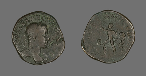 Coin Portraying Emperor Severus Alexander