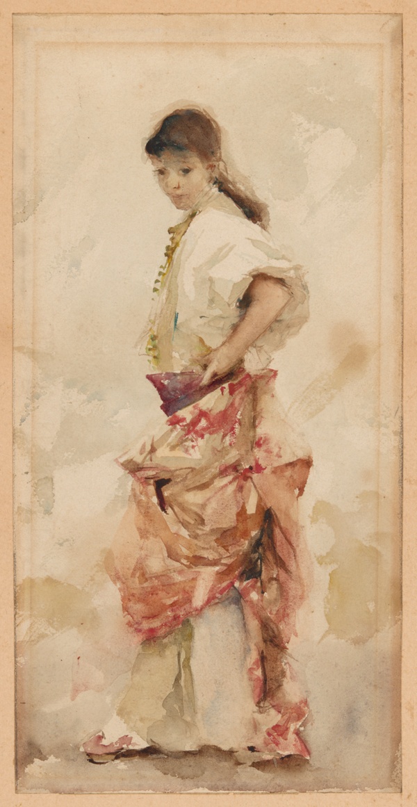 Girl in Spanish Costume