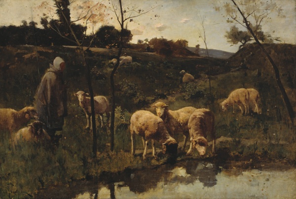 Landscape with Sheep, Picardy