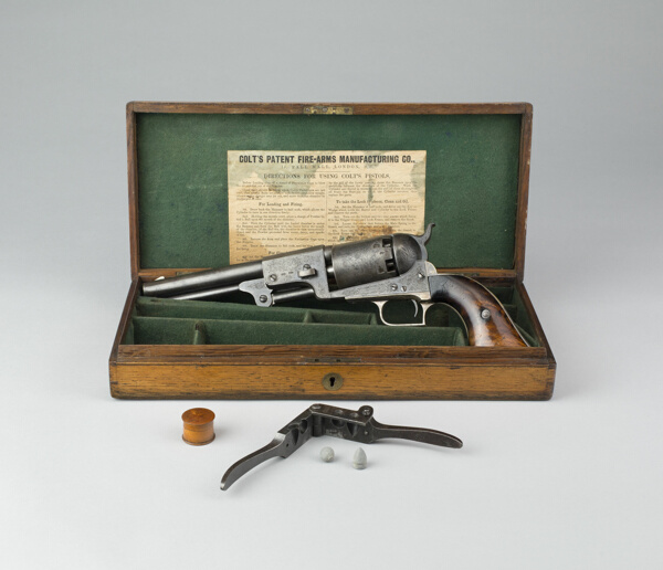 Cased Colt Dragoon Model 1848 (1st issue) Revolver