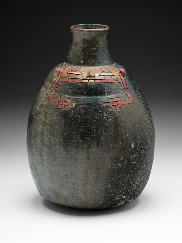 Bottle with Incised Geometric Figure