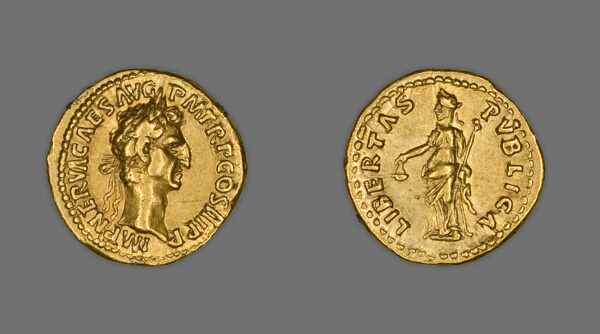 Aureus (Coin) Portraying Emperor Nerva