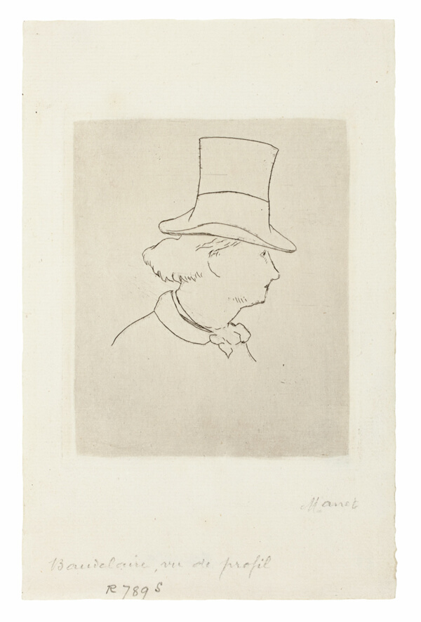 Charles Baudelaire, In Profile II