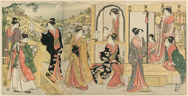 A Modern Version of Ushiwakamaru Serenading Princess Joruri