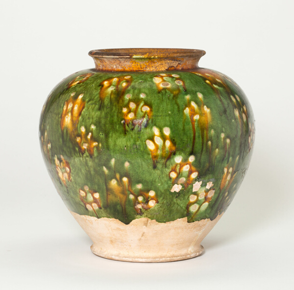 Ovoid Jar with Blossom-Like Spotting