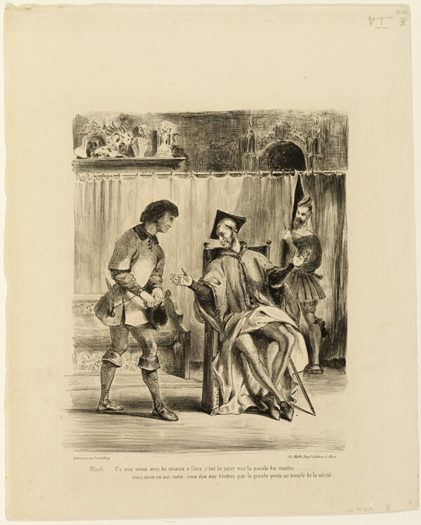Mephistopheles Receiving the Student