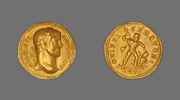 Aureus (Coin) Portraying Emperor Diocletian