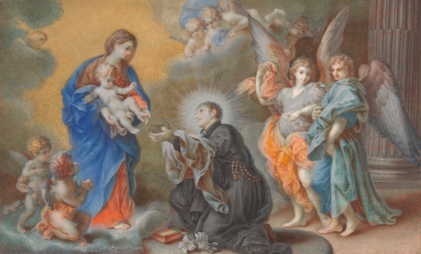 Madonna and Child Appearing to Saint Louis Gonzaga