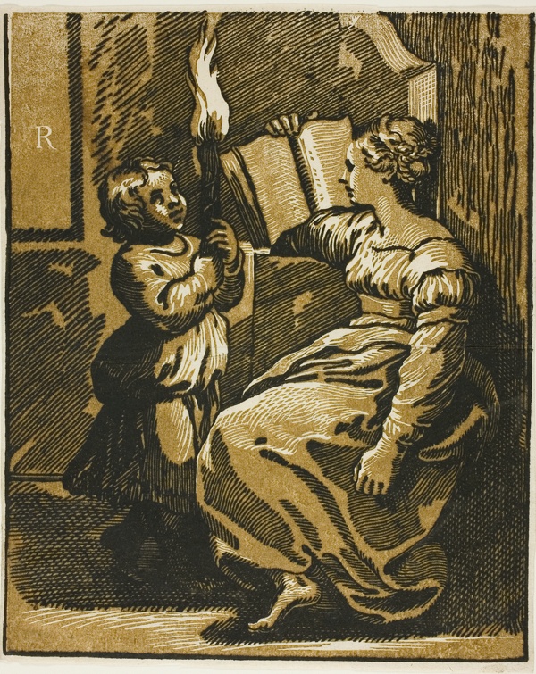 The Sibyl and a Child Bearing a Torch
