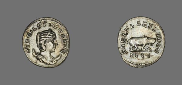 Antoninianus (Coin) Portraying Empress Marcia Otacilia Severa