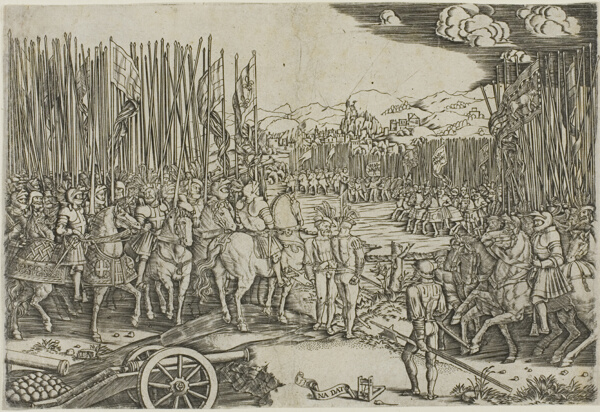 The Two Armies at the Battle of Ravenna, 1512