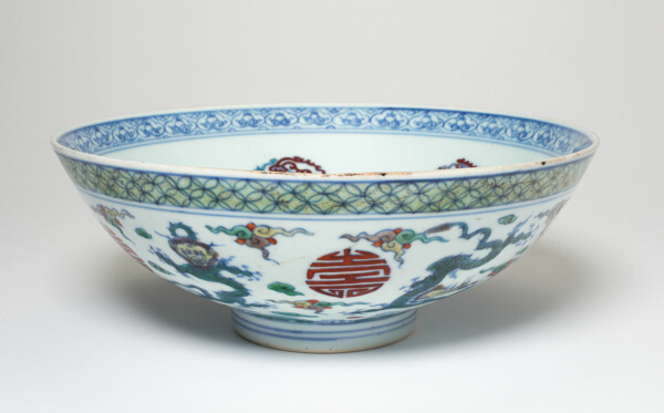 Bowl with Dragons and Phoenixes