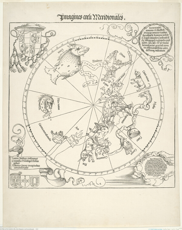 Celestial Map of the Southern Sky (Imagines coeli meridionalis)