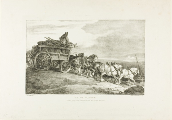The Coal Wagon, plate 7 from Various Subjects Drawn from Life on Stone
