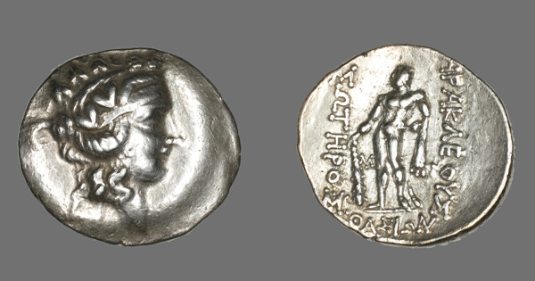 Tetradrachm (Coin) Depicting the God Dionysos