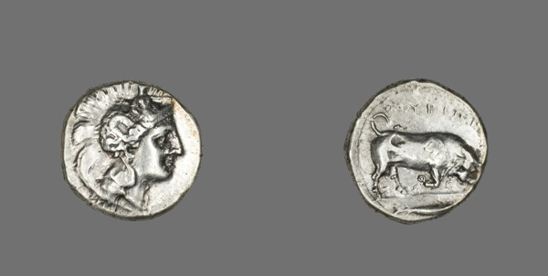 Stater (Coin) Depicting the Goddess Athena