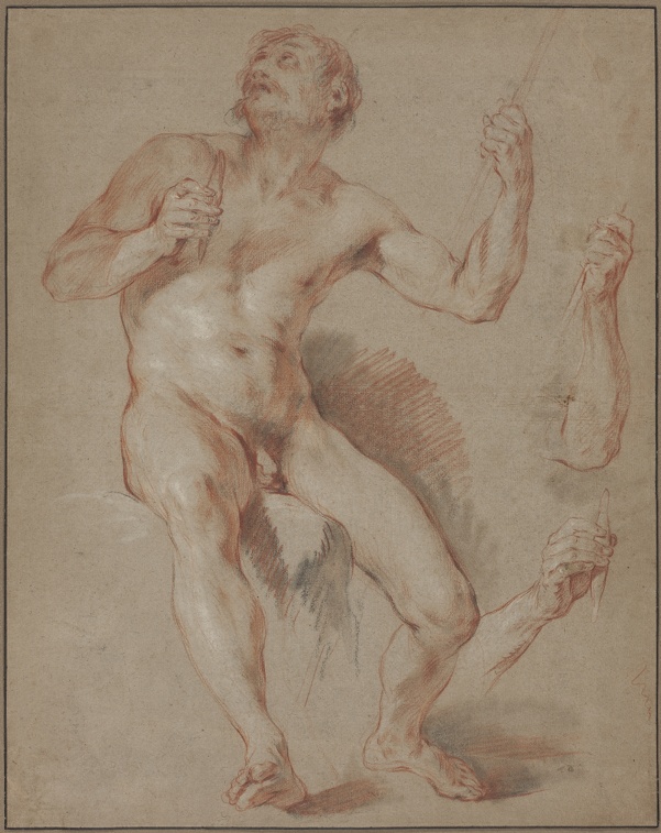 Hercules Seated, study for Hercules and Omphale