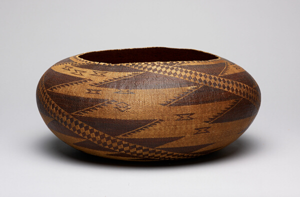 Twined Basketry Bowl