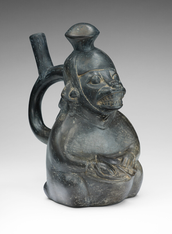 Vessel in the Form of a Masked Drummer
