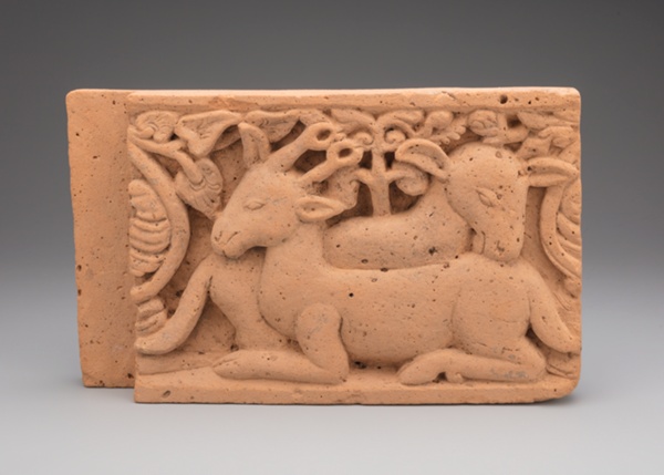 Architectural Panel with Deer