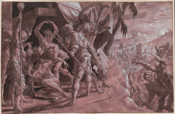 Soldiers Discovering the Body of Holofernes