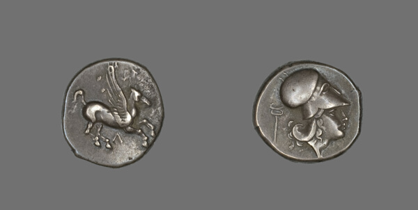 Stater Coin Depicting Pegasus Flying