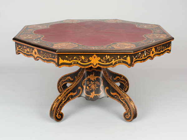 Octagonal Library Table