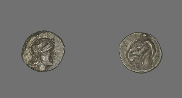 Obol (Coin) Depicting the Goddess Athena