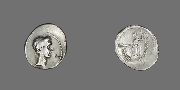 Denarius (Coin) Portraying Julius Caesar