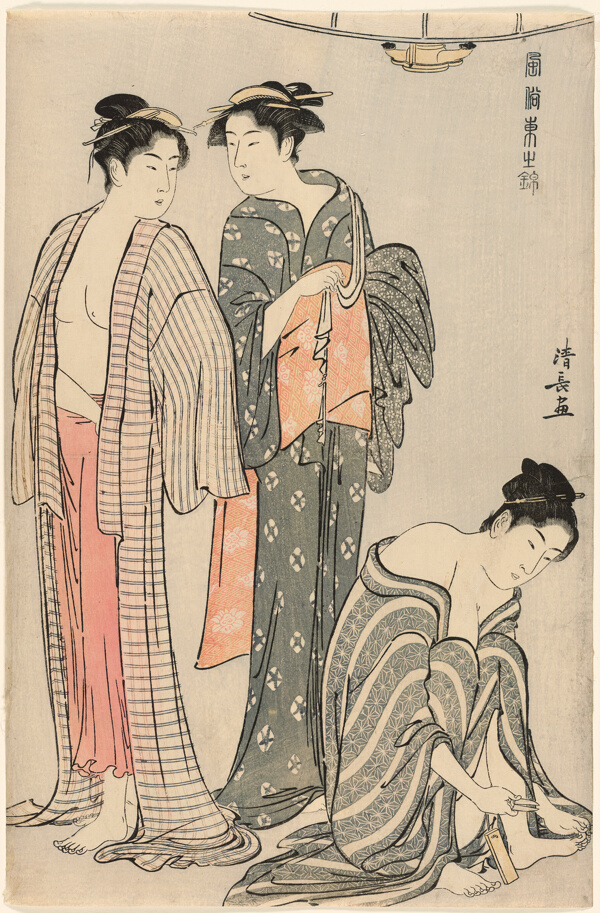 Three Women after a Bath, from the series 
