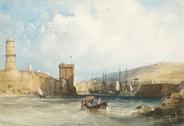 The Entrance to the Harbor of Marseilles