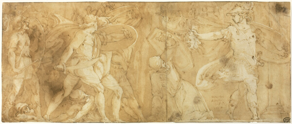 Perseus with the Head of Medusa, Turning Phineus and his Followers to Stone