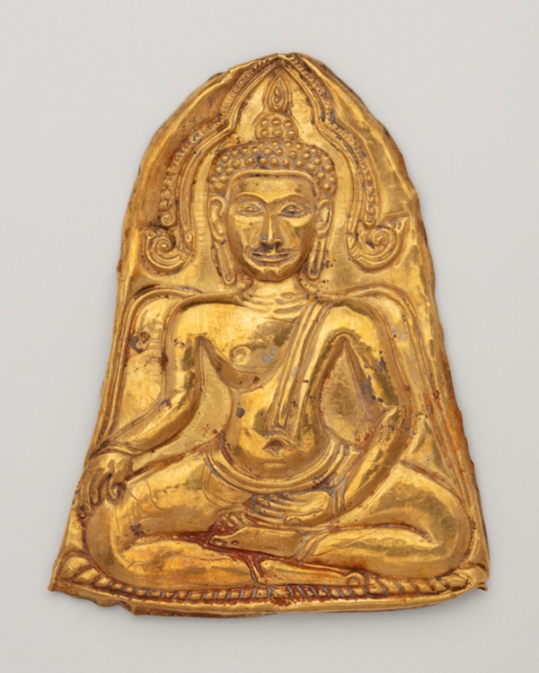 Votive Plaque with Buddha Triumphing over Mara (Maravijaya)