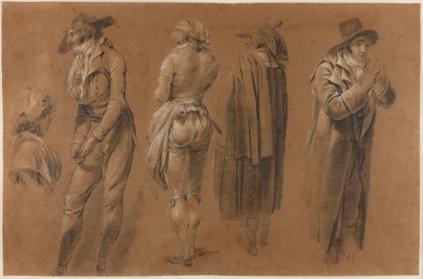 Study for The Speculators at the Palais Royal
