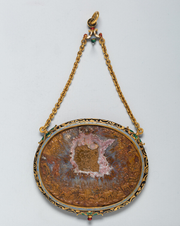 Pendant with a Cameo of Orpheus Charming the Animals