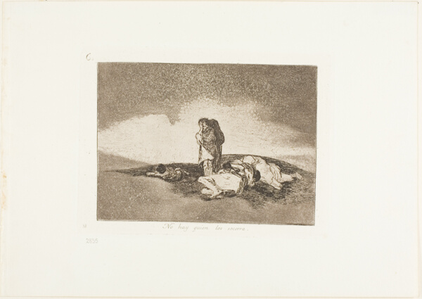 There is No One to Help Them, plate 60 from The Disasters of War