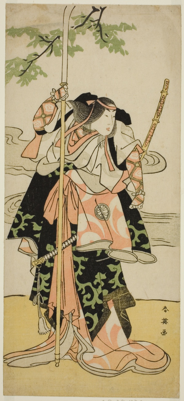 The Actor Segawa Kikunojo III as Lady Tomoe (Tomoe Gozen) in the Play Yasa Gumbai Miyako no Jindori, Performed at the Miyako Theater in the Eleventh Month, 1793