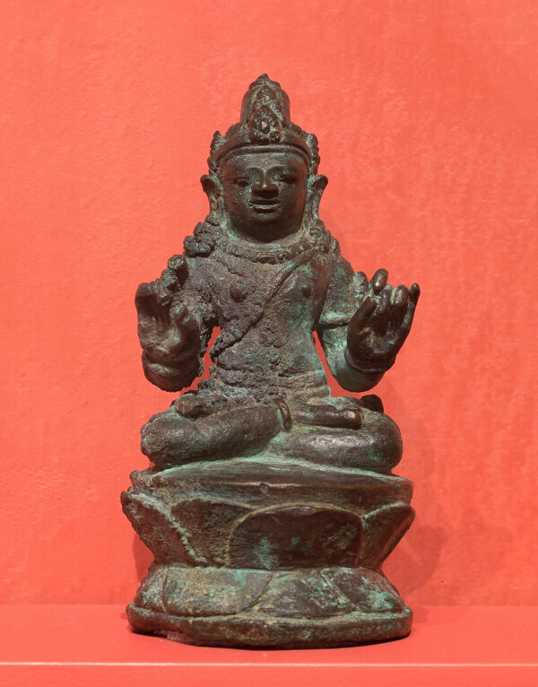 Bodhisattva with Hands in Gesture of Teaching (Vitarkamudra)
