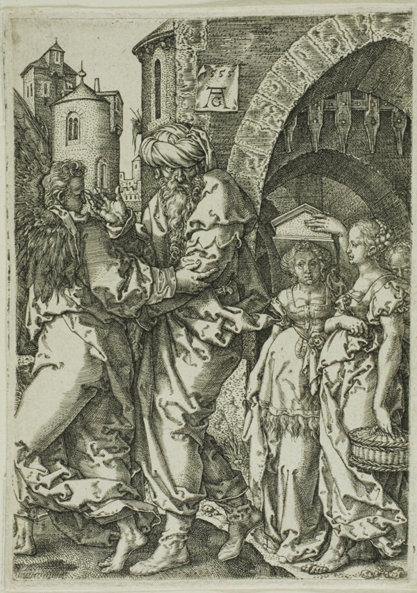 Lot and His Family Fleeing from Sodom, from The Story of Lot